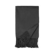 Luxury Bamboo Throw Blanket - Charcoal gallery detail image