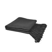 Luxury Bamboo Throw Blanket - Charcoal gallery detail image