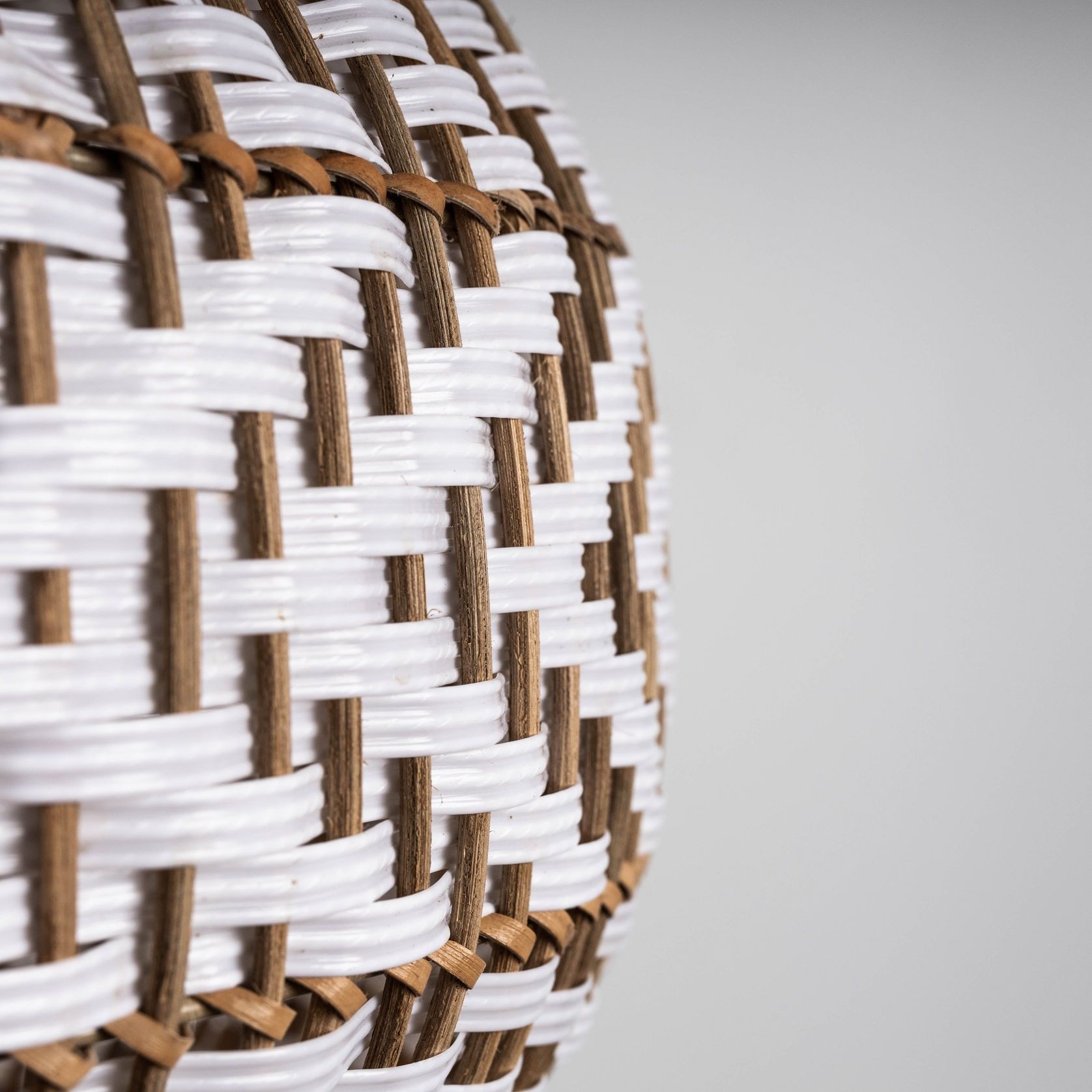 Bondi White Rattan Pendant Light gallery detail image