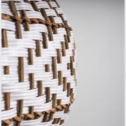 Bondi White Rattan Pendant Light gallery detail image