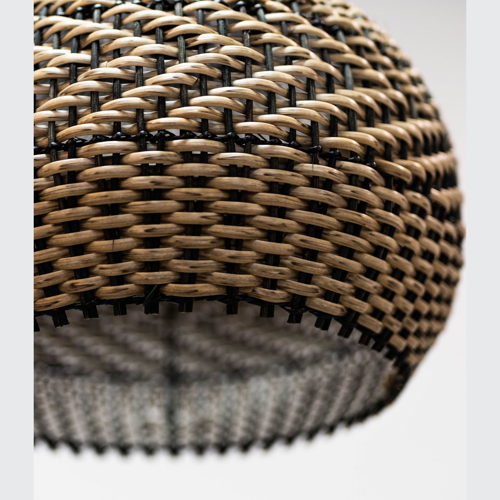 Bondi Black Rattan Pendant Light gallery detail image
