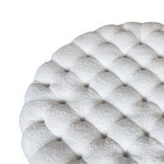 Goya Boucle Tufted Ottoman - 90cm gallery detail image