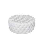 Goya Boucle Tufted Ottoman - 90cm gallery detail image