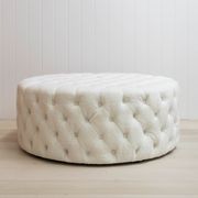 Goya Boucle Tufted Ottoman - 90cm gallery detail image