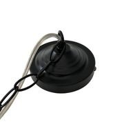 Valentine Glass Pendant Light - Matt Black gallery detail image