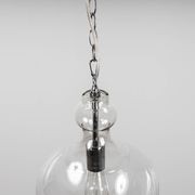 Valentine Glass Pendant Light - Chrome gallery detail image