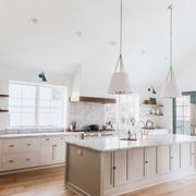 Chloe Pendant Light with Gold Hardware - White gallery detail image