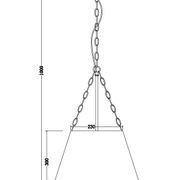 Chloe Pendant Light with Gold Hardware - White gallery detail image