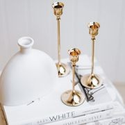 3pc Candlestick Set - French Gold gallery detail image