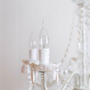 Cassie Chandelier - 5 Light - White Crystals gallery detail image