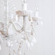 Cassie Chandelier - 5 Light - White Crystals gallery detail image