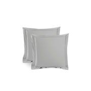 Silky Soft Bamboo European Pillowcase Set - Silver gallery detail image