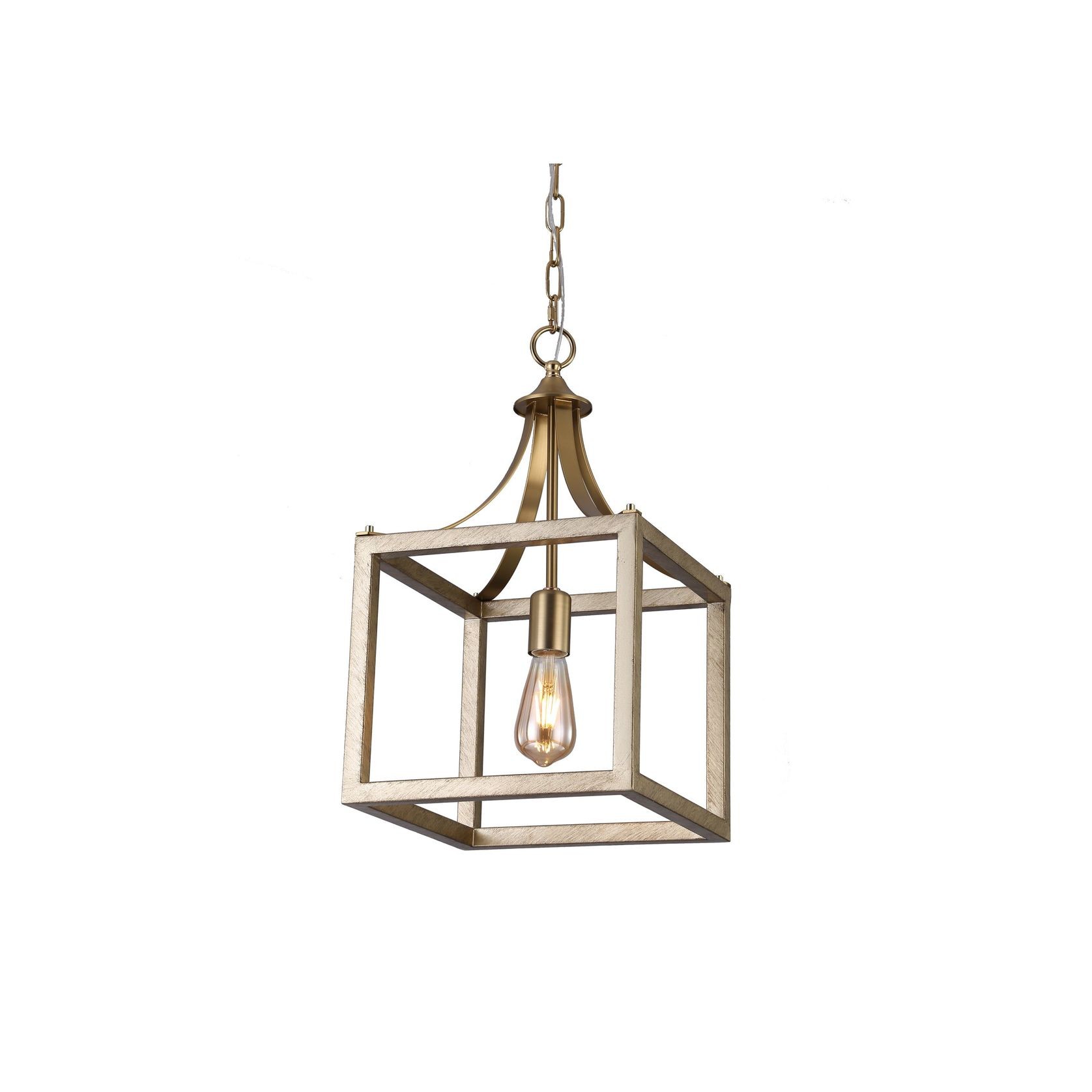 Hampton Style Lantern Pendant Light - Langham - Gold gallery detail image
