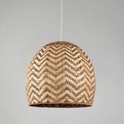 Rattan Cane Pendant Light - Sunset - 2 Sizes gallery detail image