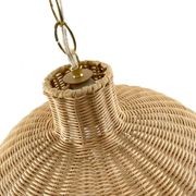 Alice Scallop Rattan Pendant Light gallery detail image