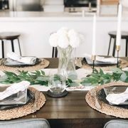 3pc Candlestick Set - Black and Brass gallery detail image
