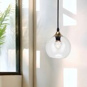 Frankie | Glass Pendant Light - Gold gallery detail image