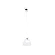 Preston | Glass Pendant Light - Chrome gallery detail image