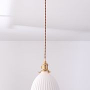 Margot | Ceramic Pleated Pendant Light gallery detail image