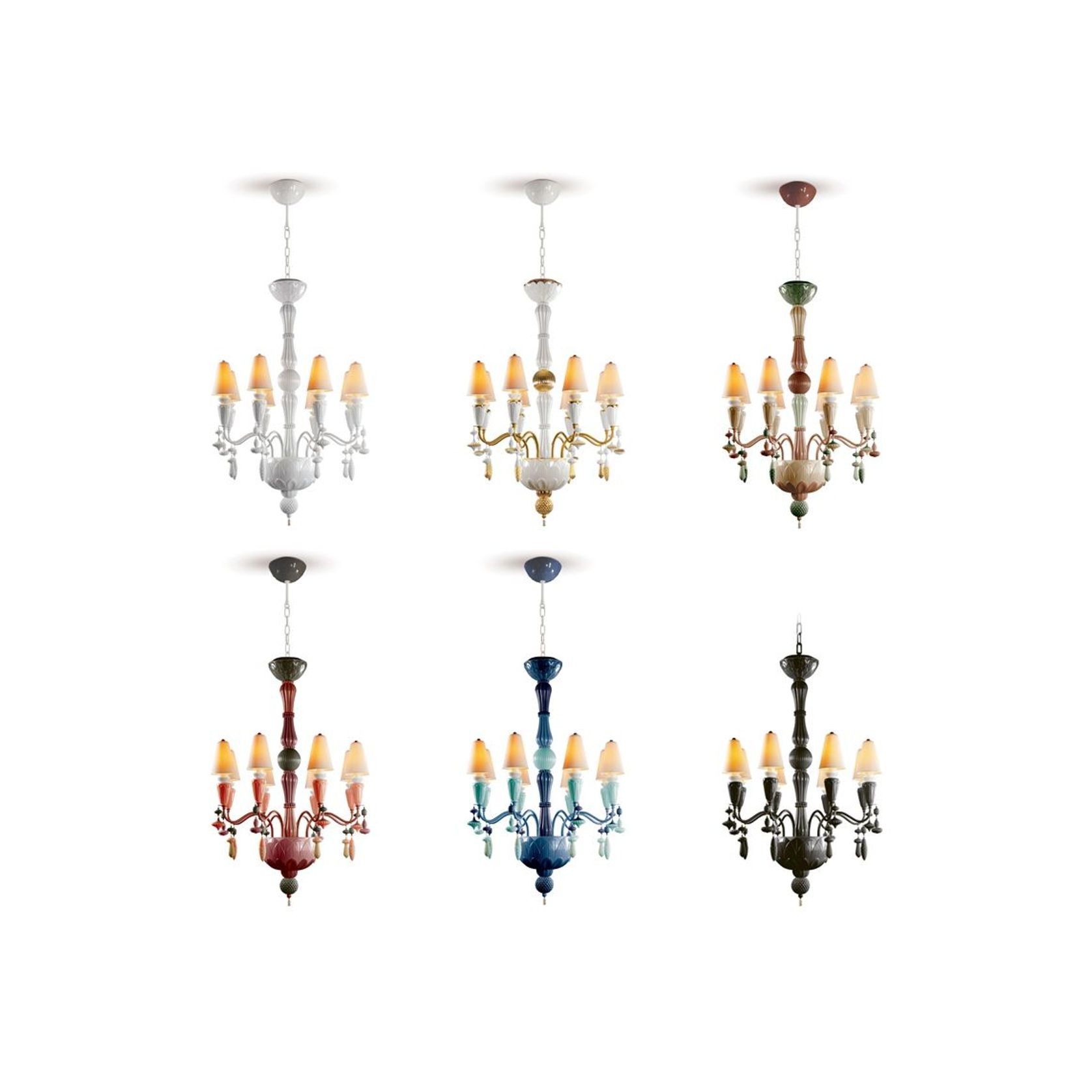 Ivy & Seed 8-Light Chandelier gallery detail image