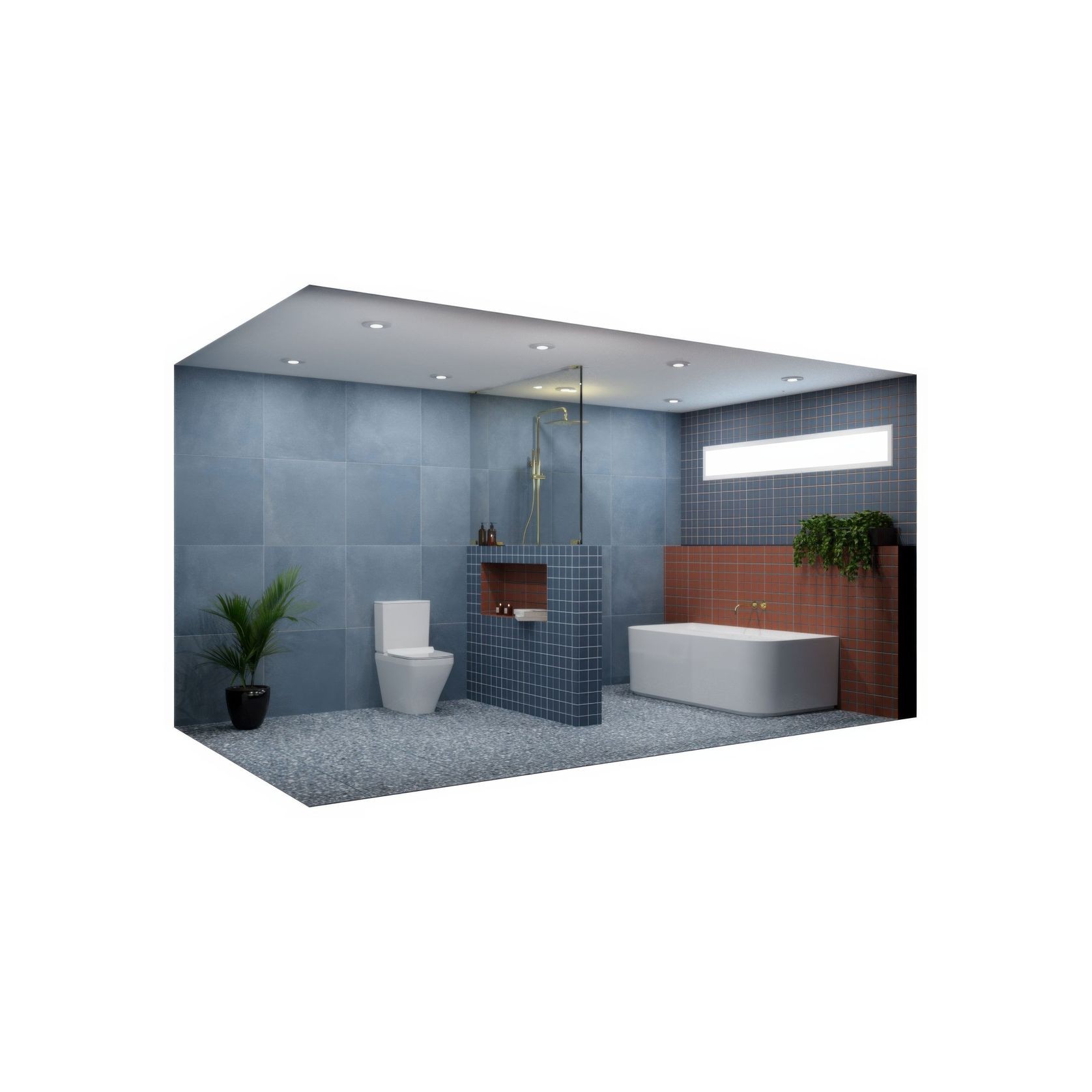 Brandy Matt 75mm Mosaic | Surfaces gallery detail image