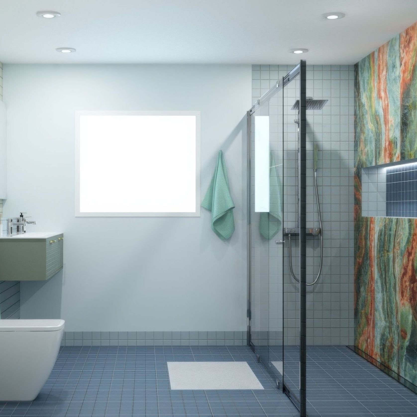 Hydra Matt 75mm Mosaic | Surfaces gallery detail image