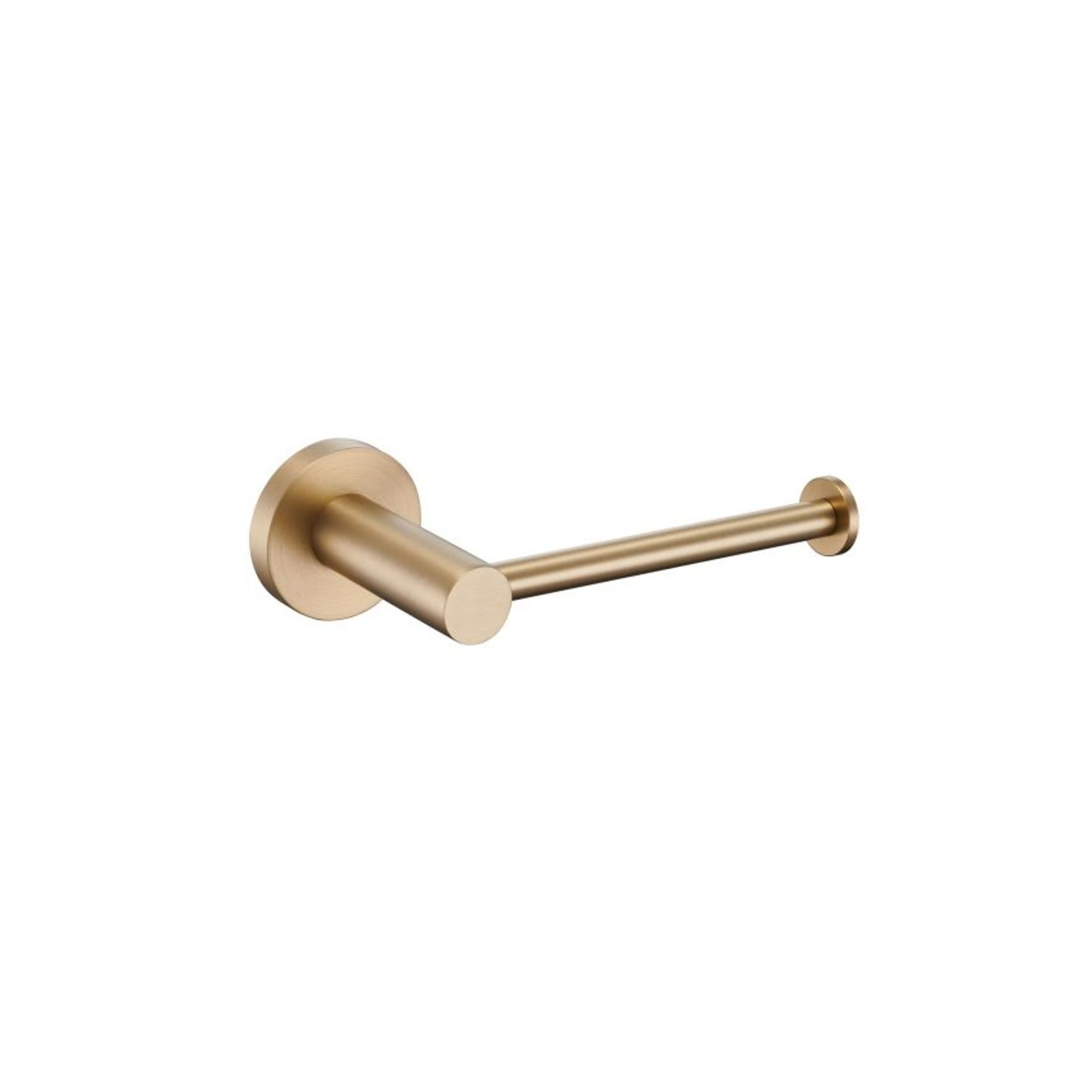 Round Tube Stainless Steel 1908 Toilet Roll Holders Satin Brass gallery detail image