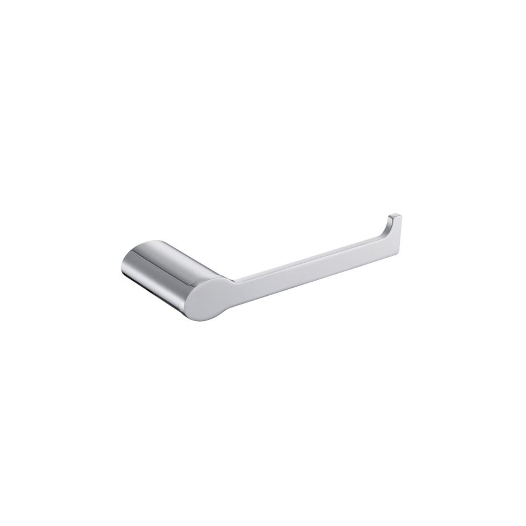 Stream Line Oval Rose Toilet Roll Holder Polished Chrome gallery detail image