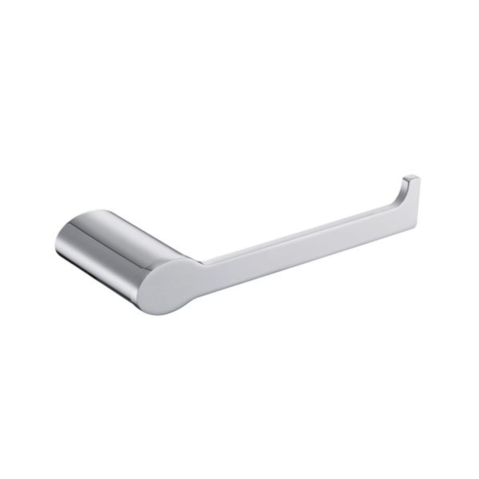 Stream Line Oval Rose Toilet Roll Holder Polished Chrome gallery detail image