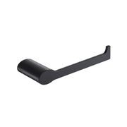 Stream Line Oval Rose Toilet Roll Holder Matt Black gallery detail image