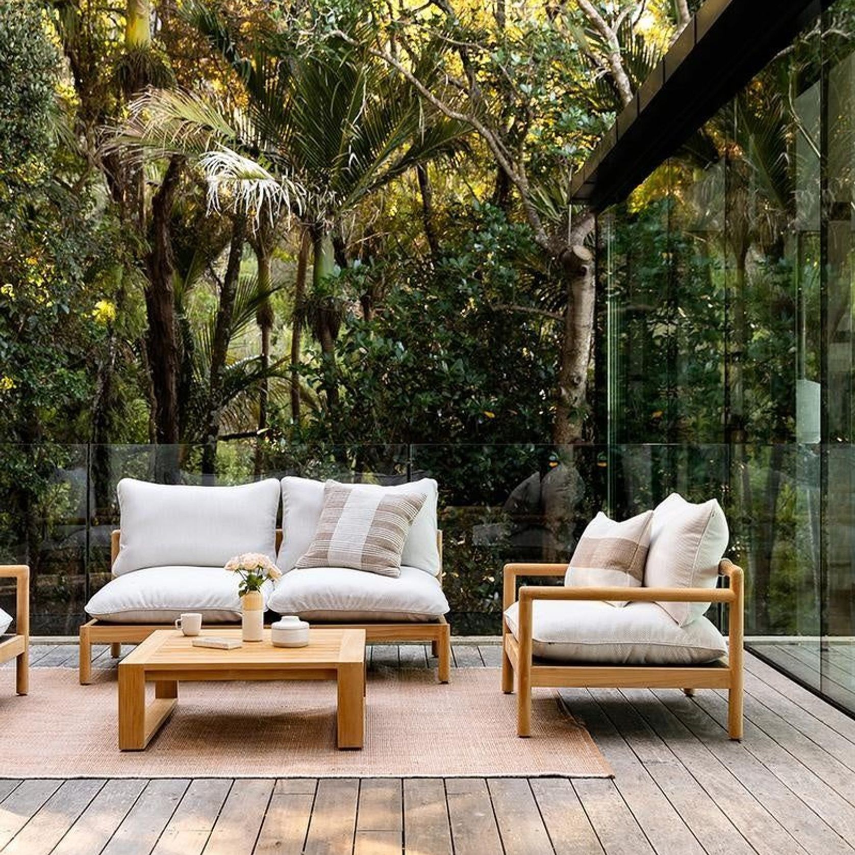 Baya Kinley In & Outdoor Cushion - Almond gallery detail image