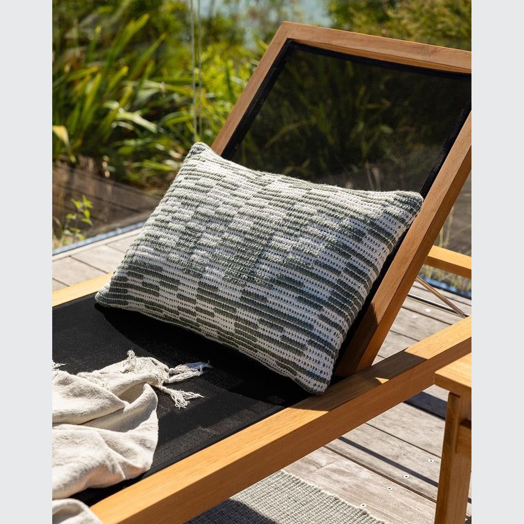 Baya Scout In & Outdoor Cushion - Eucalyptus gallery detail image