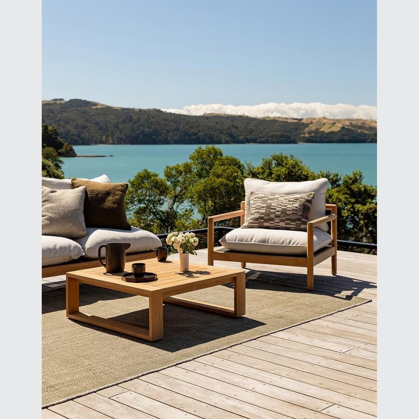 Baya Scout In & Outdoor Cushion - Mangrove gallery detail image