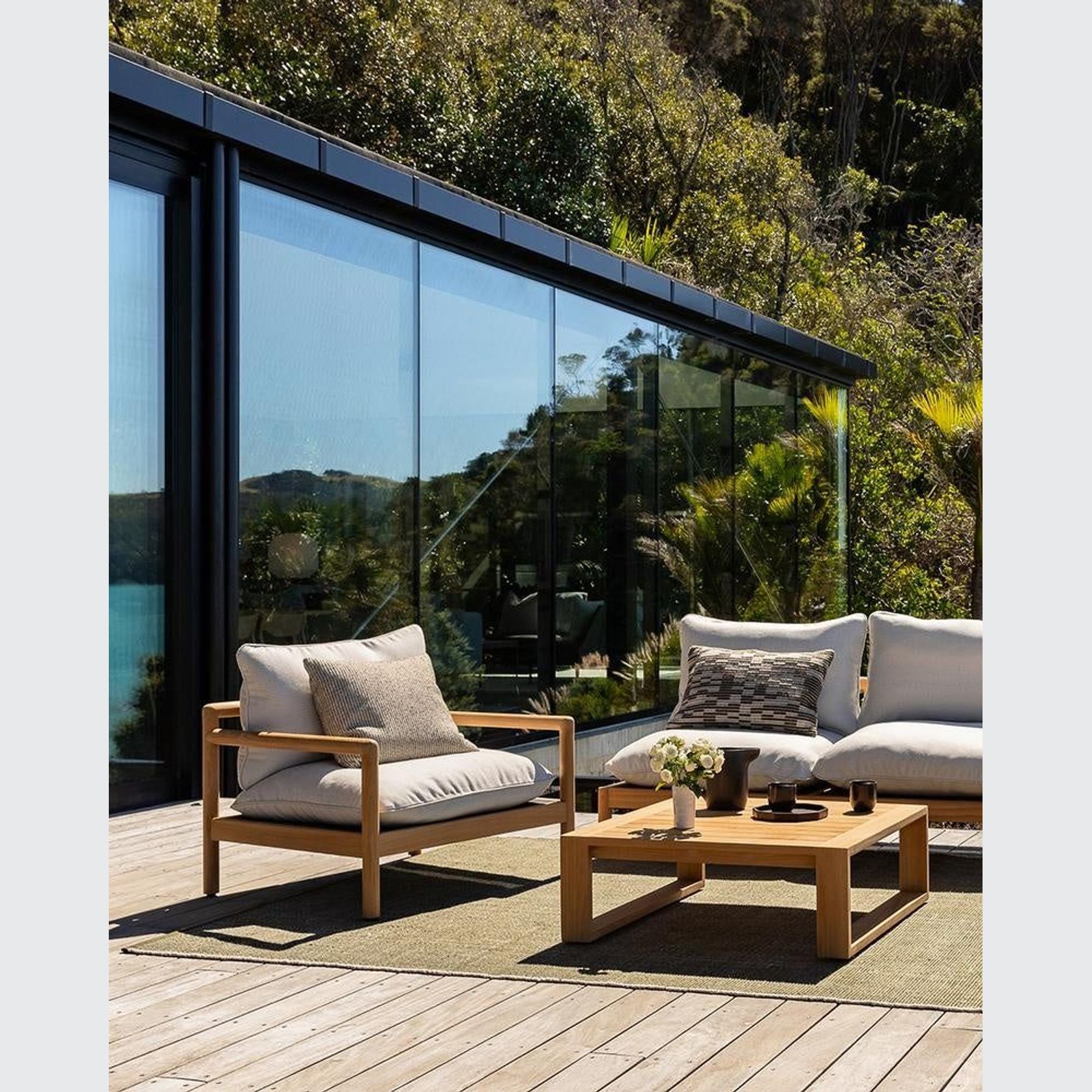 Baya Scout In & Outdoor Cushion - Mangrove gallery detail image