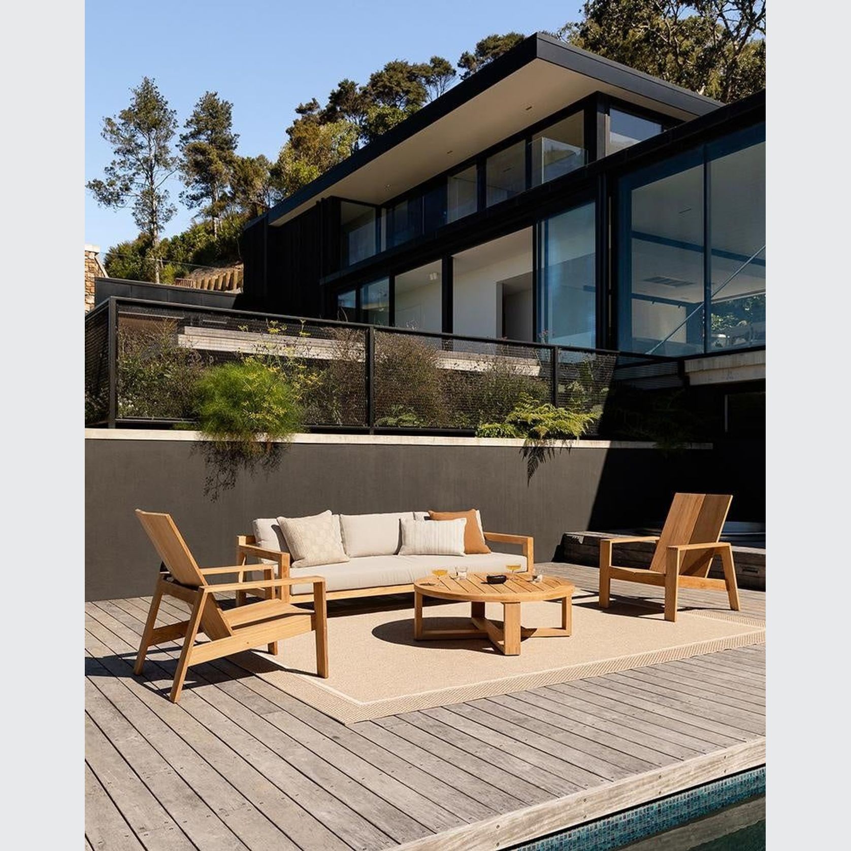 Baya Sonnet In & Outdoor Cushion - Almond gallery detail image