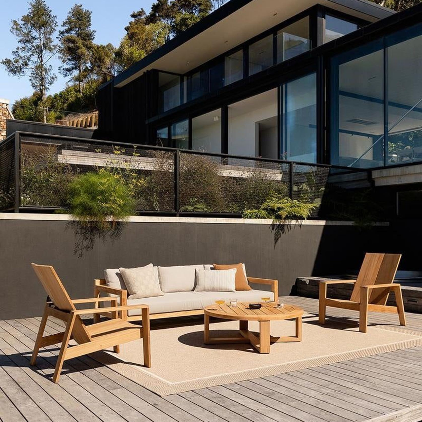 Baya Sonnet In & Outdoor Cushion - Almond gallery detail image