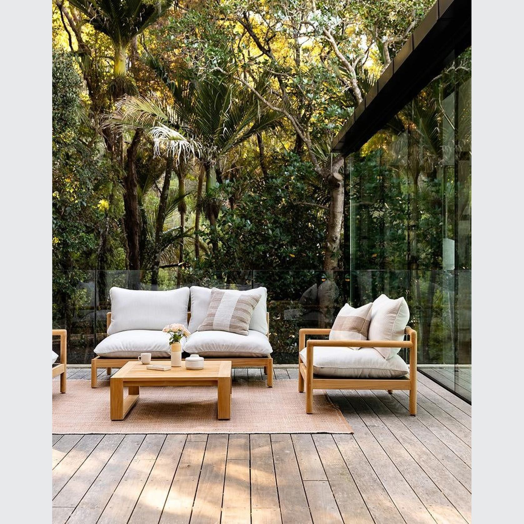 Baya Waverly In & Outdoor Cushion - Almond gallery detail image