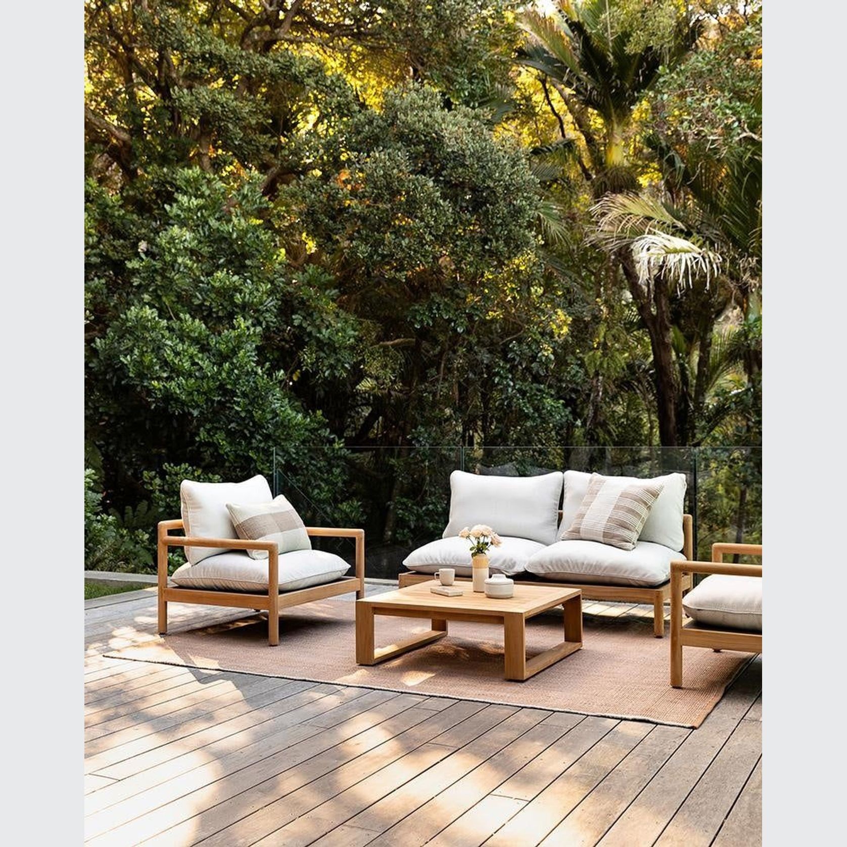 Baya Waverly In & Outdoor Cushion - Almond gallery detail image