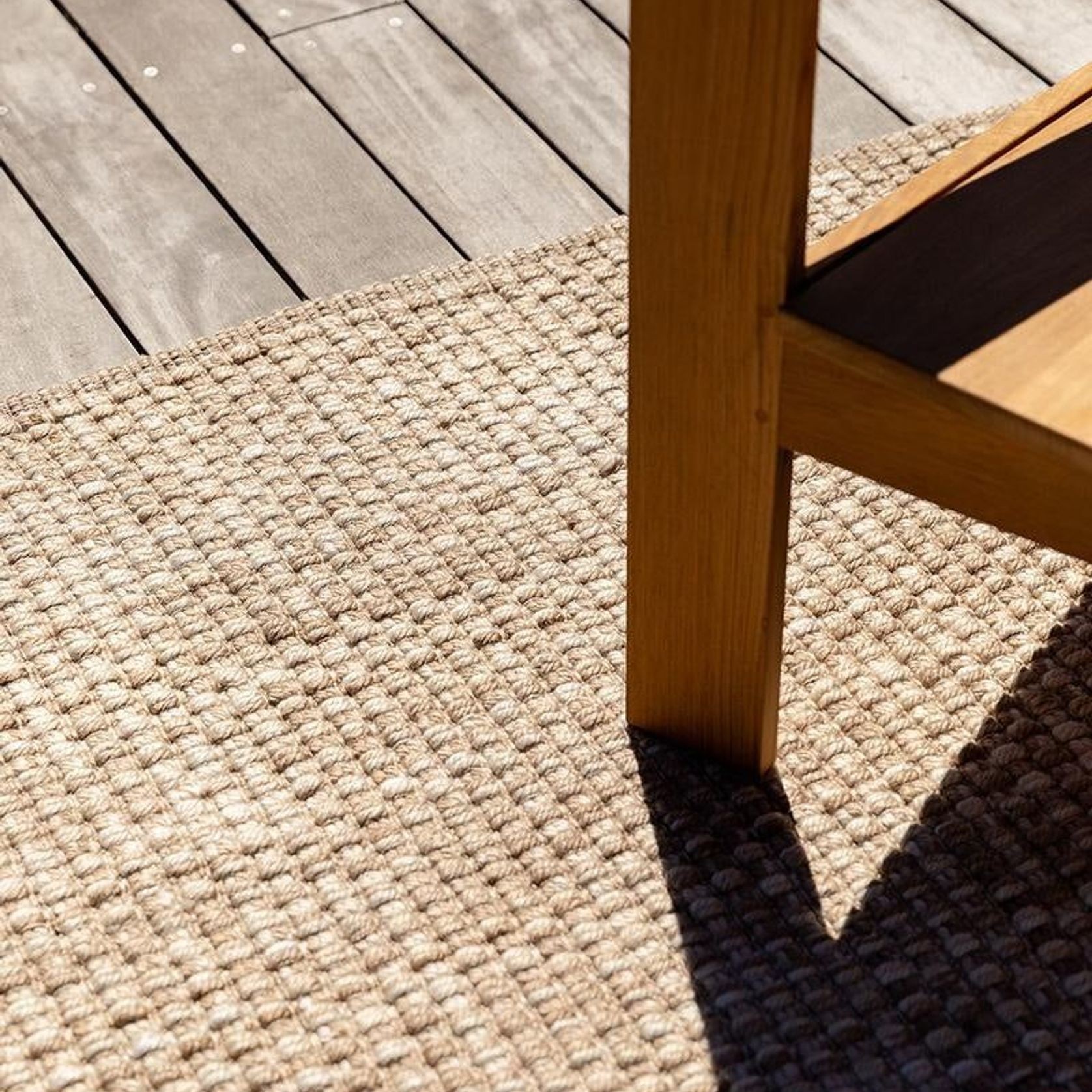 Baya Pelorus Floor Rug - Sand | Indoor or Outdoor gallery detail image