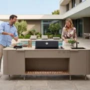 Isla Outdoor Kitchen Island gallery detail image