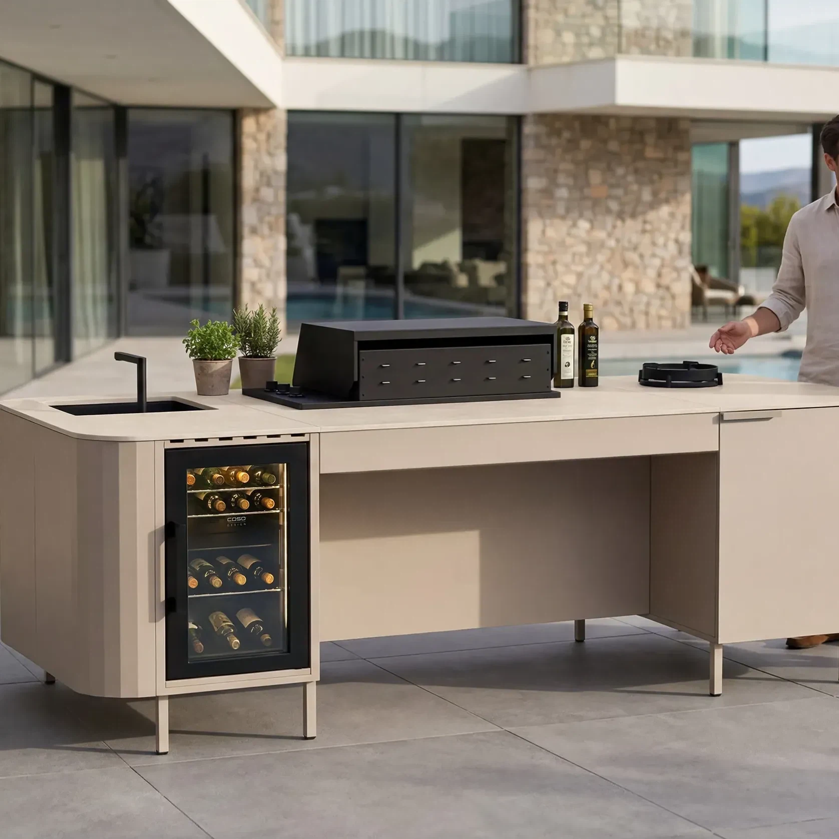 Isla Outdoor Kitchen Island gallery detail image