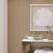Ivory Oak | Acoustic Panel (Beige Felt) gallery detail image