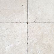 30mm Ivory Travertine Pavers - Tumbled & Unfilled gallery detail image