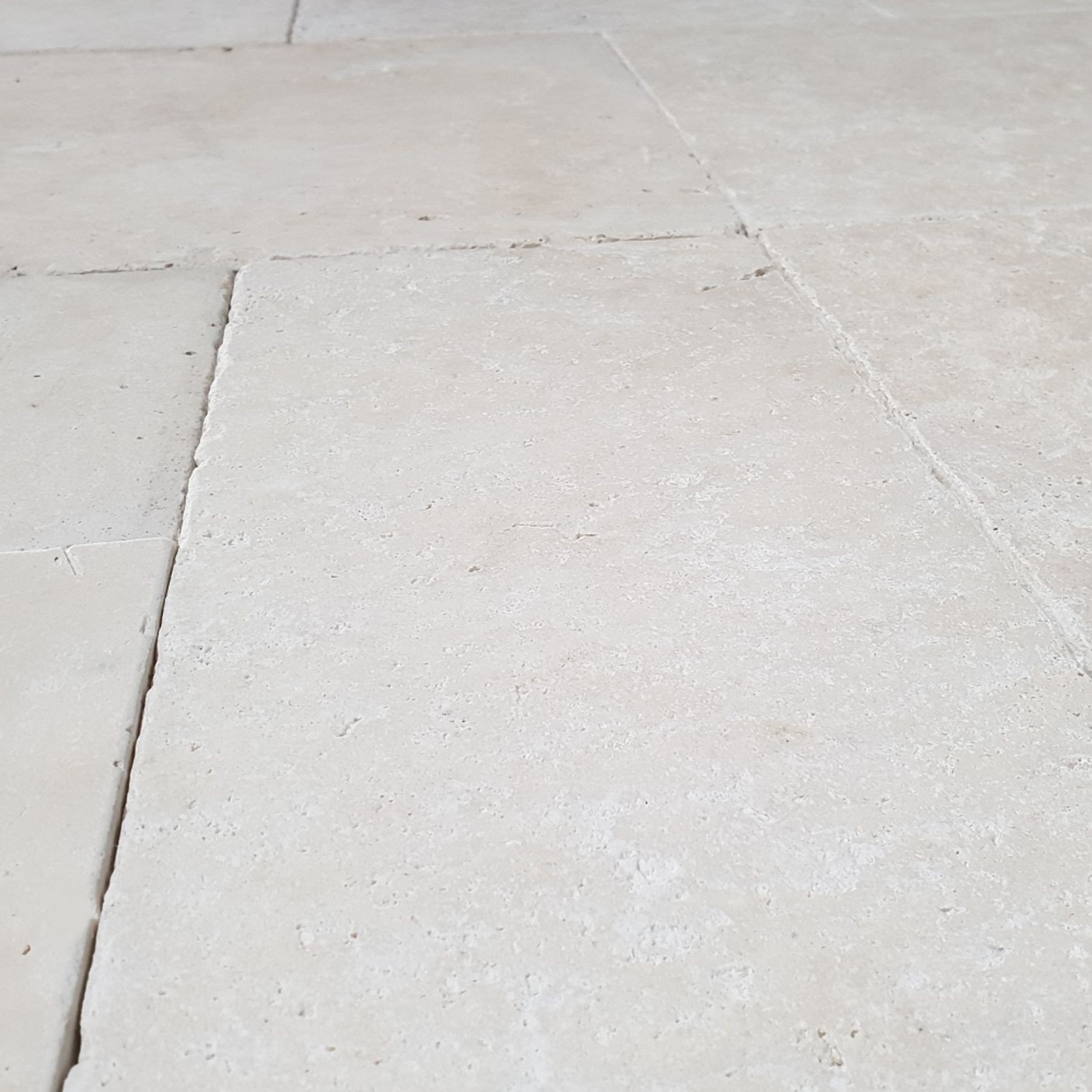 30mm Ivory Travertine French Pattern Pavers gallery detail image