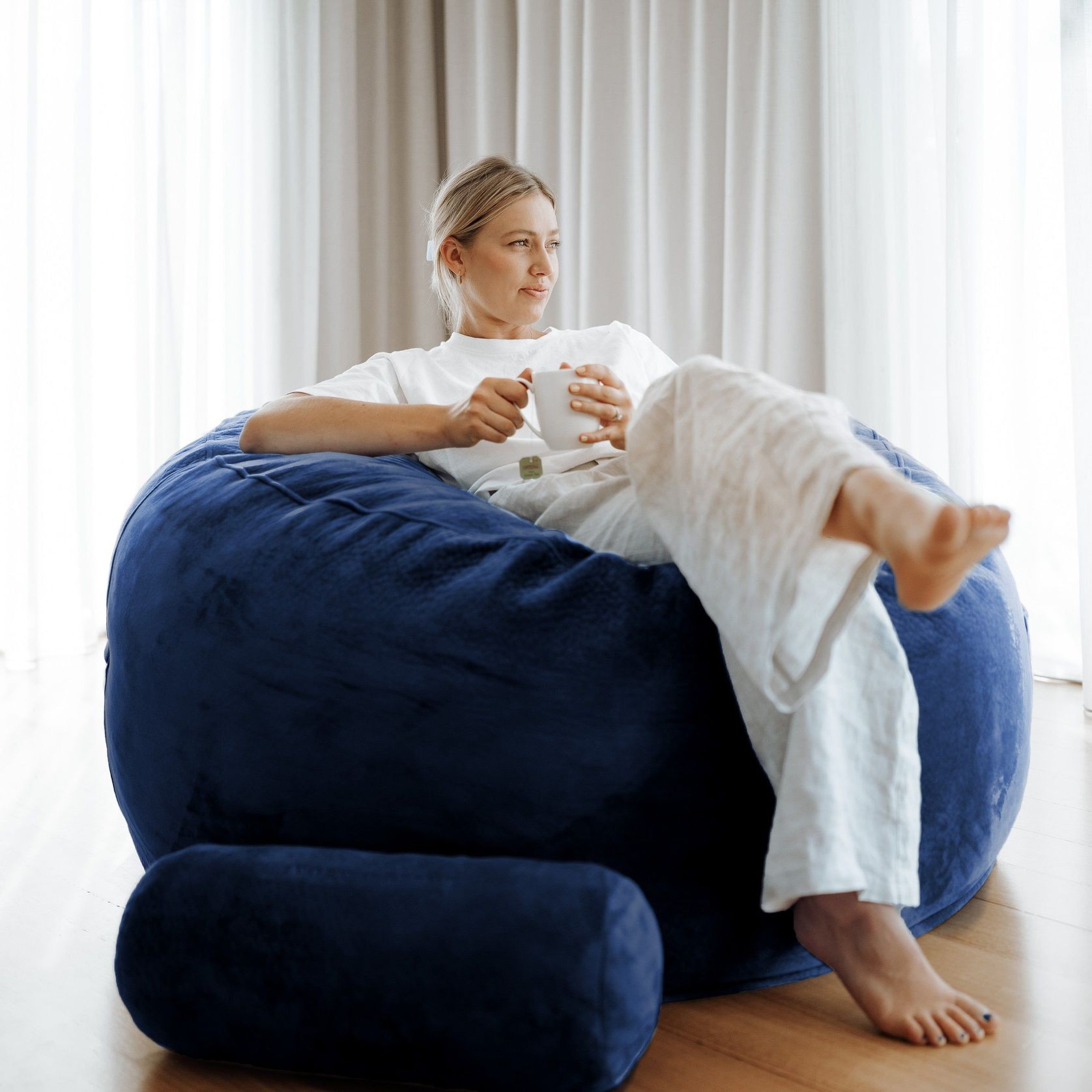 DreamPod™ - Navy - Sensory Foam Filling Included gallery detail image