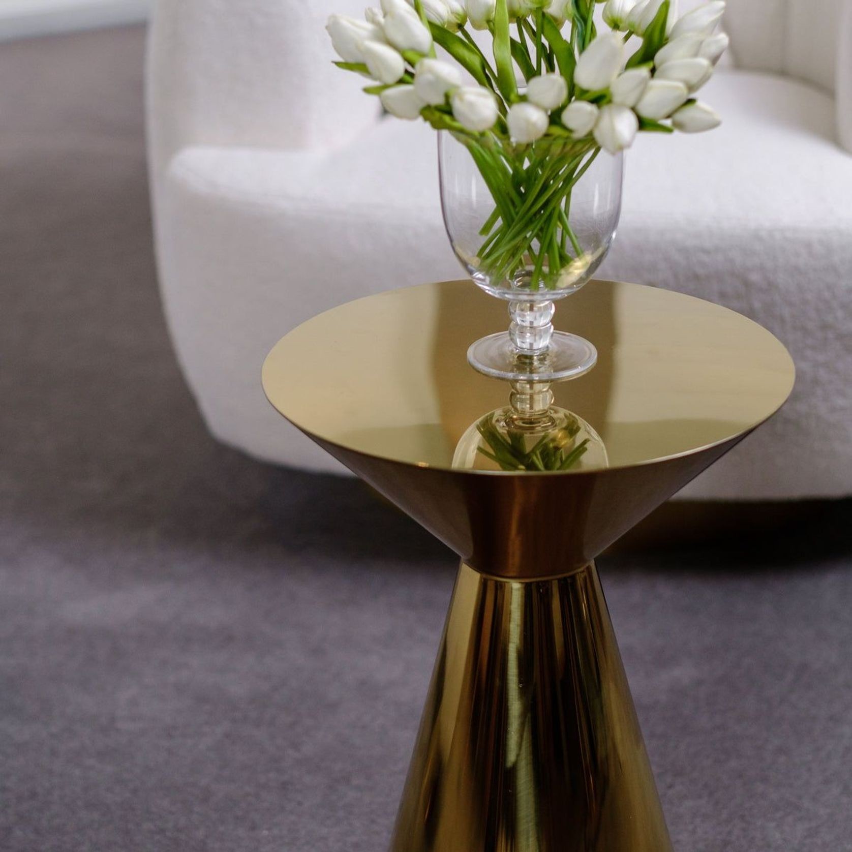 Vogue Side Table - Gold gallery detail image