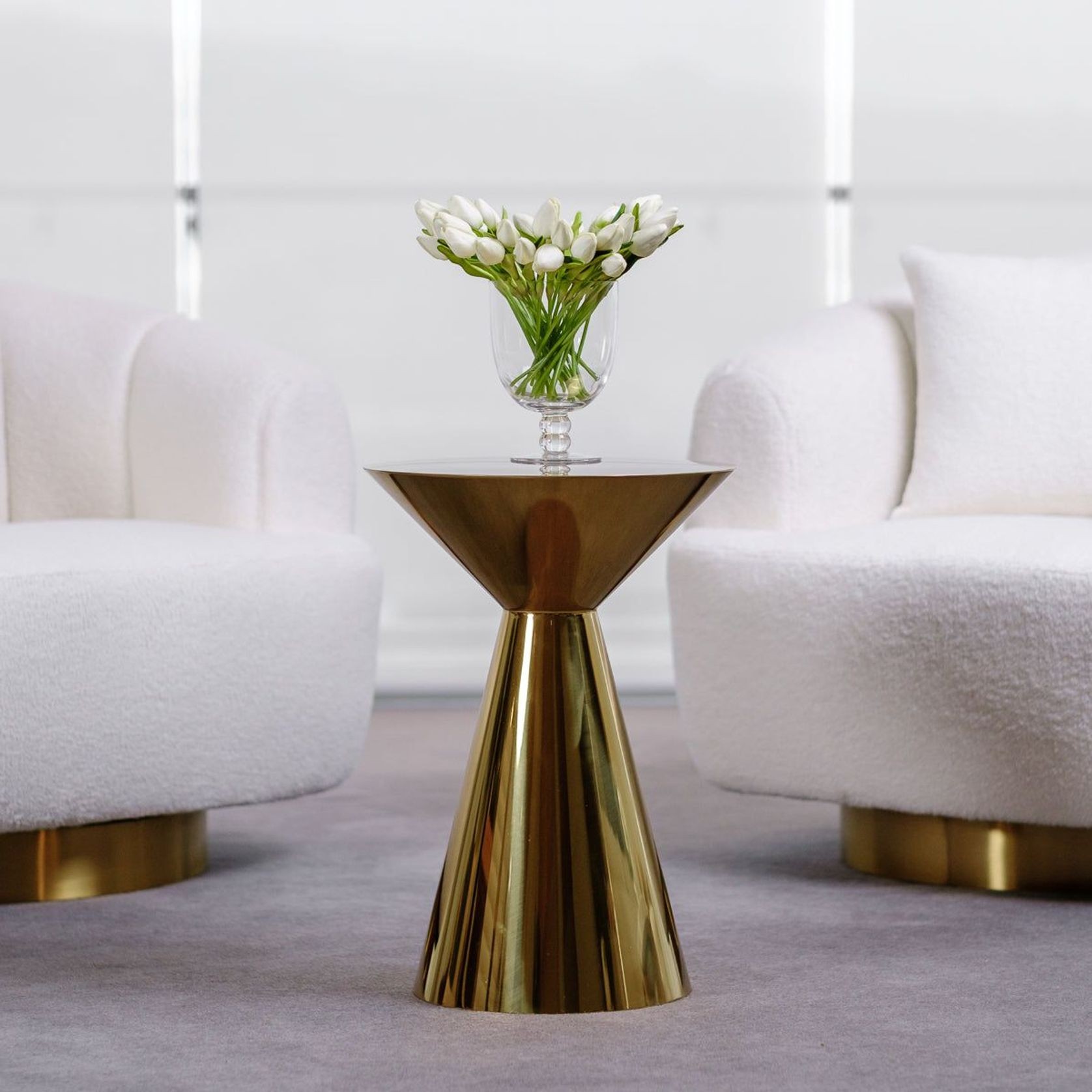 Vogue Side Table - Gold gallery detail image