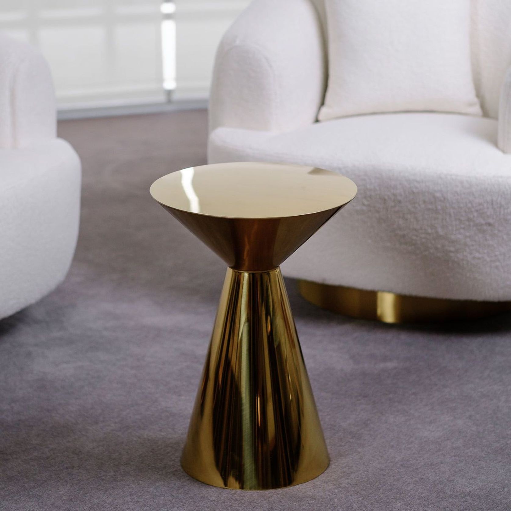 Vogue Side Table - Gold gallery detail image