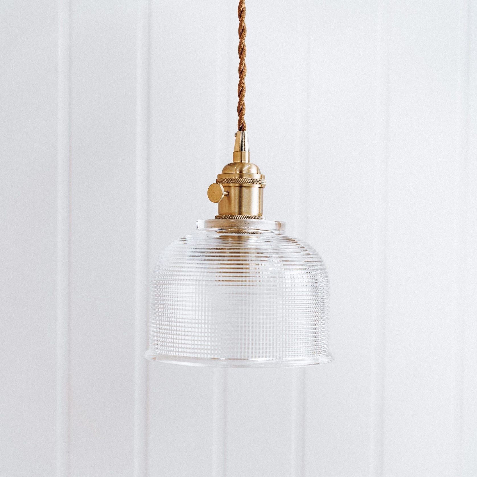 Vintage Glass Pendant Light - Emmie gallery detail image