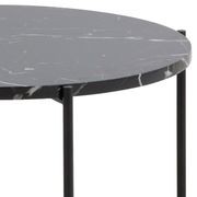 JADEN Side Table Large 60cm - Black & White gallery detail image